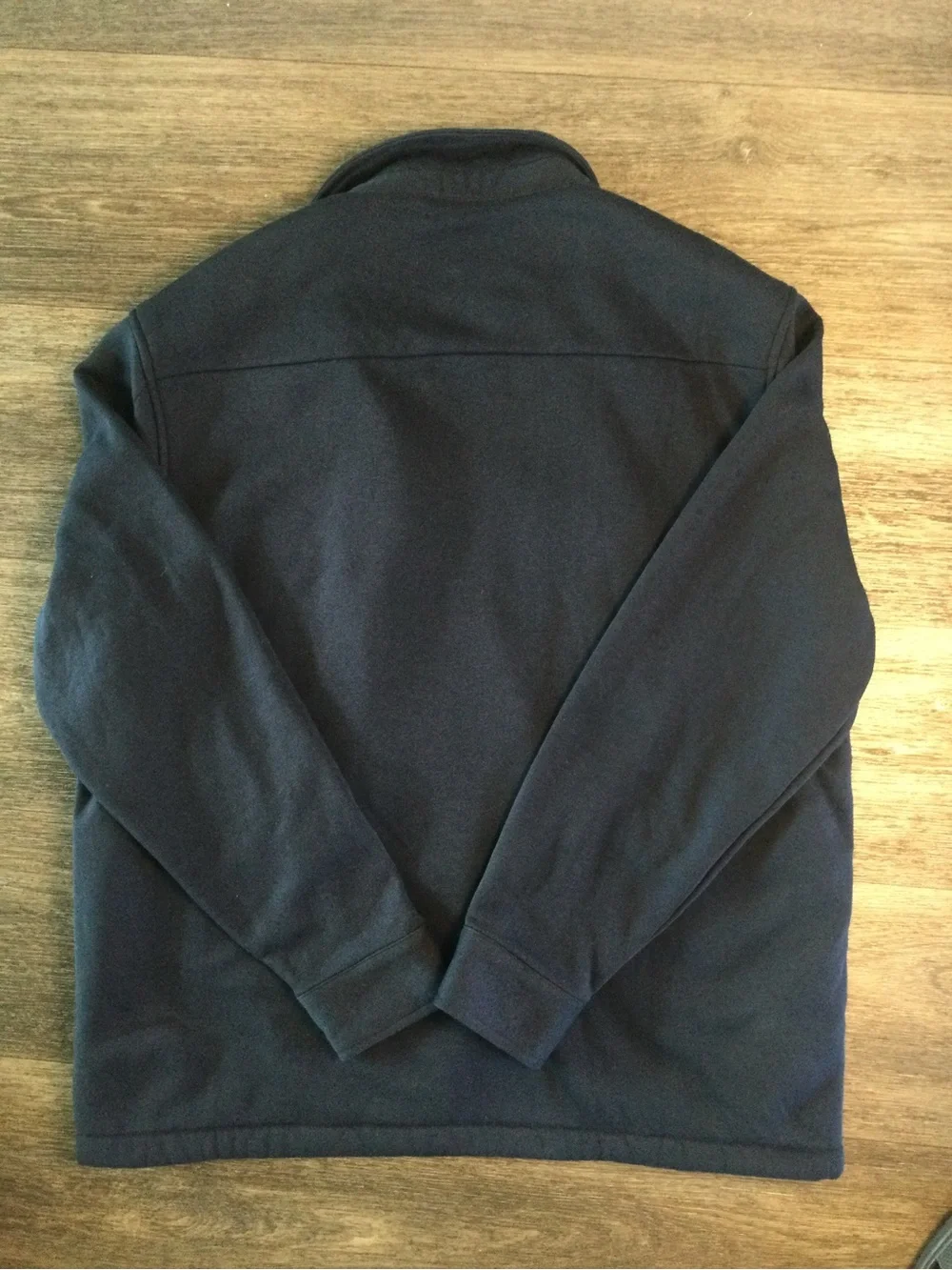 Banana Republic Navy Sherpa-Lined Shirt Jacket
